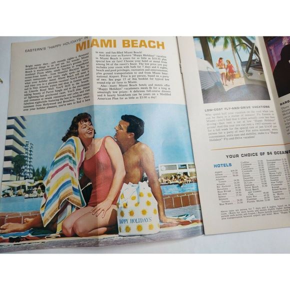 Eastern Airlines 1963 Ford Brochure Pamphlet Ephemera Travel NYC Transportation - Picture 5 of 9